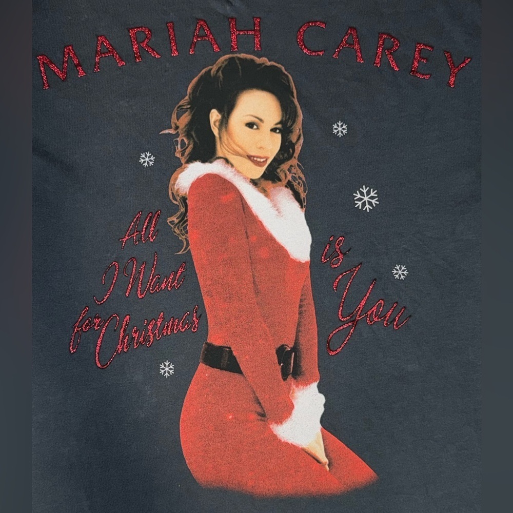 🎄New! Daydreamer Mariah Carey All I Want for Christmas Oversized Tshirt